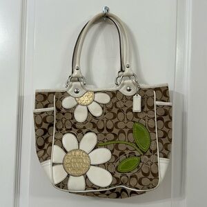 Coach Signature Bleecker Daisy Tote Purse | vintage Coach | y2k